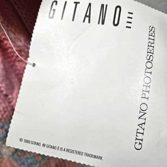 NWT 80s 90s Gitano pink plus size oversized knit crochet sweater ~ womens 44/24W - Picture 8 of 9